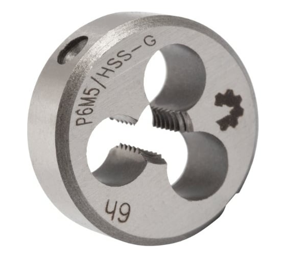 Плашка WOLFSTAR метрическая М5,0x0,8 P6M5/HSS-G 6h ГОСТ 9740-71 dh00003 1