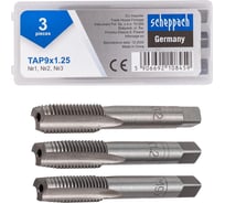 Метчик Scheppach M9x1,25 (3шт) Sch-TAP9x1,25(65180)