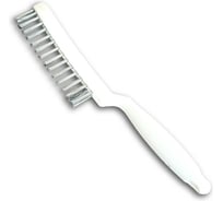 Щетка ручная с пластиковой ручкой Lessmann стальная гофрированная 0,35мм 185121