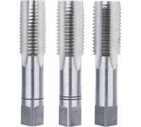 Метчик H-Tools М33, шаг 3.5мм, комплект из 3-х шт., DIN352, HSS-G 230330HT