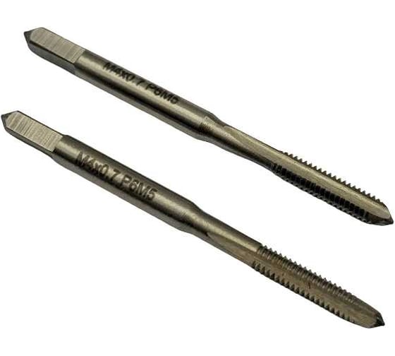 Метчик машинно-ручной TORNERI М 4.0х0.7 комплект из 2-х штук Р6М5 с усиленным хвостовиком Т025958