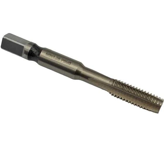 Метчик машинно-ручной TORNERI М 8.0х1.25 Р6М5 для сквозных отверстий с усиленным хвостовиком Т025953