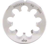 Плашка NKP М52 шаг 3.0мм DINEN22568 HSS 6g 90х36мм 240523N