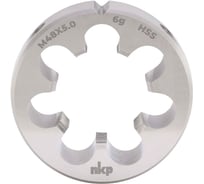 Плашка NKP М48 шаг 5.0мм DINEN22568 HSS 6g 90х36мм 240480N
