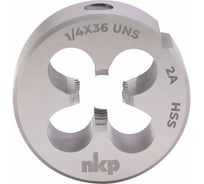 Плашка NKP UNS 1/4 -36 DINEN22568 HSS 20x5мм 2490140UNS36