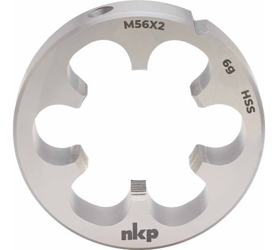 Плашка NKP М56 шаг 3.0мм DINEN22568 HSS 6g 105х22мм 240562N