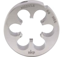 Плашка NKP М22, шаг 1.5мм DINEN22568 HSS 6g 55х16мм 240222N