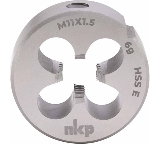 Плашка NKP М11, шаг 1.5мм DINEN22568 HSSE 6g 30х11мм 290110N