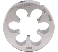 Плашка NKP М25, шаг 1.5мм DINEN22568 HSS 6g 55х16мм 240252N