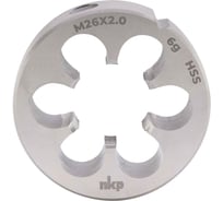 Плашка NKP М26, шаг 2.0мм DINEN22568 HSS 6g 55х16мм 240261N