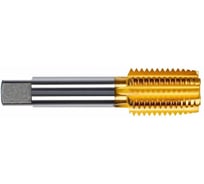 Метчик машинно-ручной TORNERI М 4.0х0.7 DIN371 для глухих отверстий с винтовой канавкой с покрытием TiCN HSS-Co5 Т025466