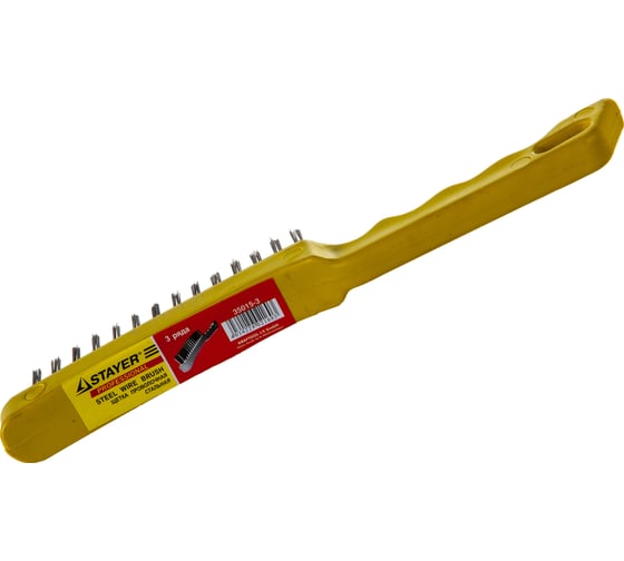 Щетка MASTER проволочная стальная STAYER 35015-3