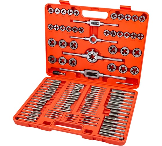 Набор метчиков и плашек JBC 110 штук JBC-B110-1 New(59589)