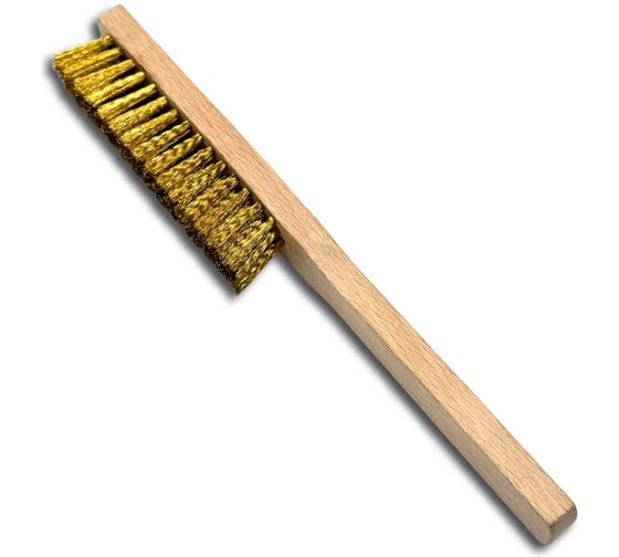 Щетка ручная Lessmann, 5 рядная, латунная 0,15 мм 126511