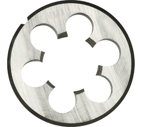 Плашка метрическая Профоснастка № 54 Эксперт M16 x 1 Р6М5 (HSS M2) правая пласт. бокс 50411154