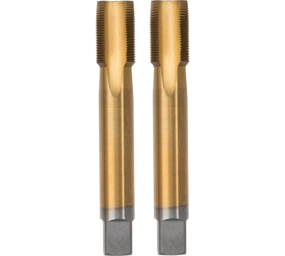 Метчик комплектный, машинно-ручной Профоснастка (I/III) М39*2 № 227 P6M5 HSS M2TIN Эксперт ТМ, пласт. бокс 50311096