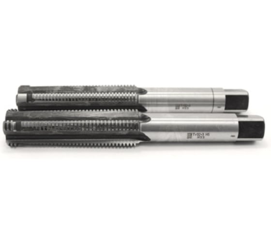 Метчик трапецеидальный Beltools Tr32х3 машинно-ручной (HSS) 2шт компл. L=220мм ri.118.3421