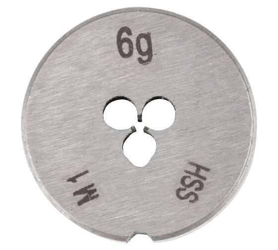 Плашка круглая NORGAU DIN223B HSS M 1 013701010