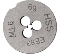 Плашка круглая NORGAU DIN223B HSS M 1,6 013701050