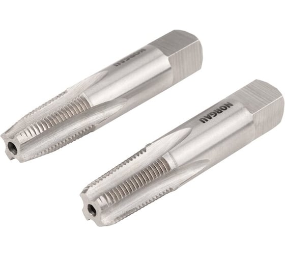 Набор метчиков NORGAU (2 шт) HSS NPT 1/8-27 DIN 2184-2 013023170 1
