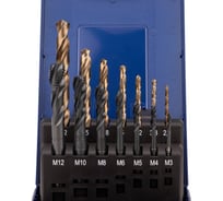Набор метчиков NORGAU маш.HSSE/VAP М3-М12 Form RSP35+сверла 14-пр. 013930040