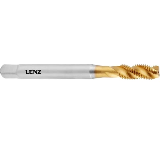 Метчик машинный для глухих отверстий LENZ М5х0,8, DIN 371, HSSE/TiN, LZGM-1105