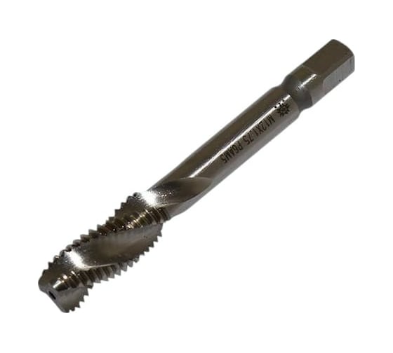 Метчик TLX М12,0 1,75, м/р, Р6АМ5, винтовая канавка, комплект из 2-х шт. 76653