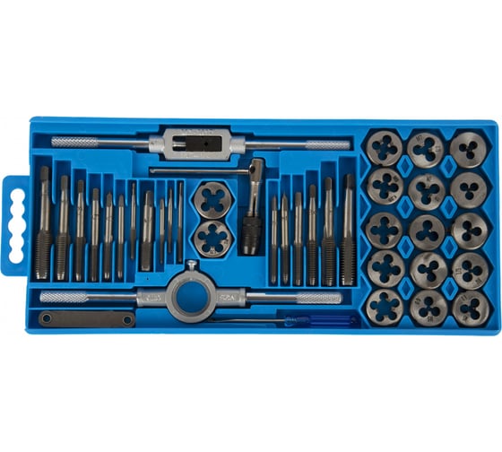 Набор метчиков и плашек Debever Machining Solutions М3 - 12, 1/8-27, 40 предм.,метрическая резьба и дюйм DB-S-TD5040P