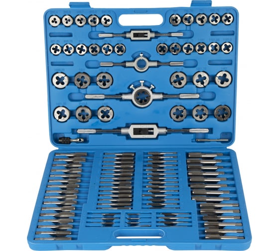 Набор метчиков и плашек Debever Machining Solutions М2 - М18, 110 предметов, метрическая резьба DB-S-TDM5110P