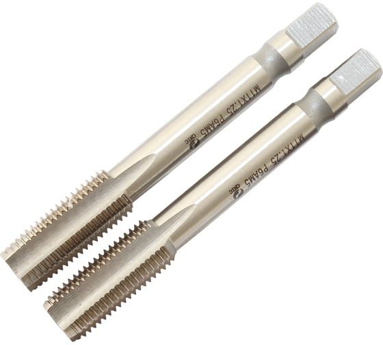 Метчик CNIC М11,0 х 1,25 м/р.Р6АМ5 набор из 2-х шт. для глухих и сквозных отверстий 76611