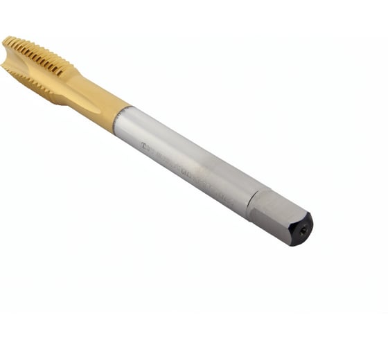 Метчик CNCINS М12х1,75 для сквозных отверстий, DIN376, с покрытием TiN TSP1.M12х1,75.6H.DIN376.TiN.M35