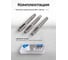 Метчик Scheppach M8x1,25 (3шт) Sch-TAP8x1,25(65179) 3