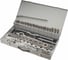 Набор метчиков и плашек MASTER-TOOL HSS-G M3 -M24 64пр 1017701010004 1