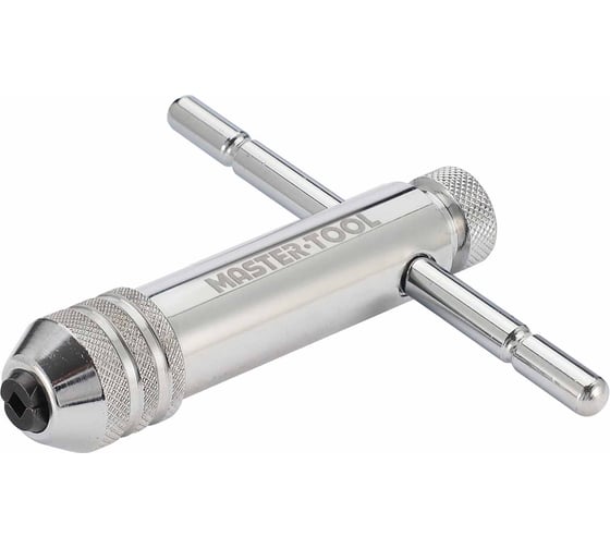 Вороток для метчиков с трещоткой MASTER-TOOL M5-M12(4,9-8,0мм) 100мм (с уровнем) 1040502010045