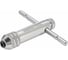 Вороток для метчиков с трещоткой MASTER-TOOL M5-M12(4,9-8,0мм) 100мм (с уровнем) 1040502010045 1