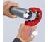 Труборез для канализационных пластиковых труб Knipex DPT50 диаметр 32/40/50 мм, толщина 2.5 - 3.5 мм, длина 202 мм BK KN-902302BK 16