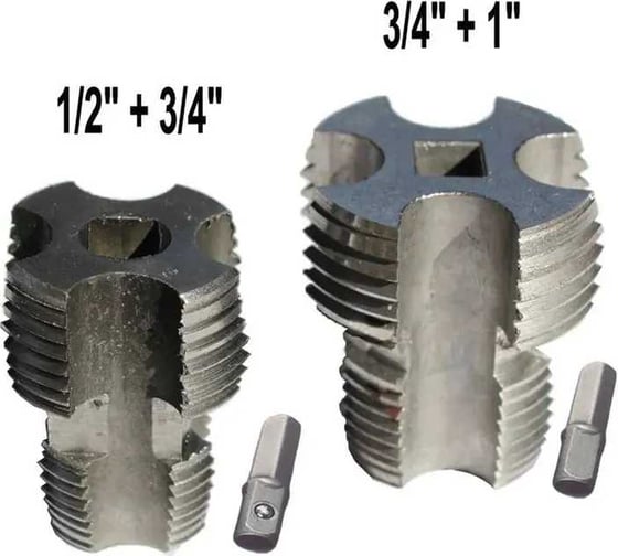 Метчик Vitatools PPR для внутренних труб, 2 шт Metchik-PPR-VNUTRENNIX