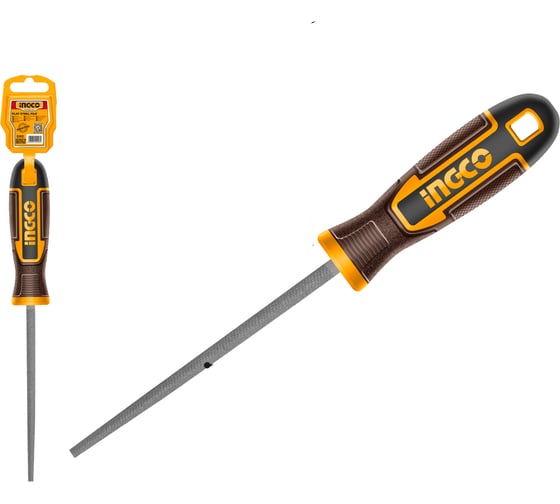 Напильник круглый по металлу INGCO 200 мм (10/60) INDUSTRIAL,, шт HSRF088