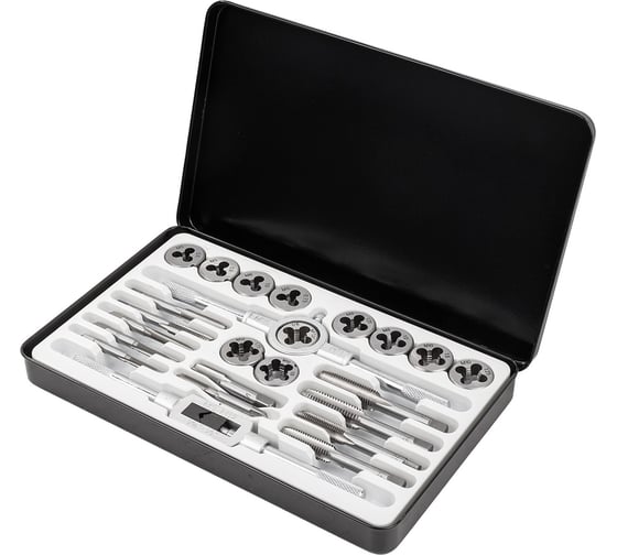 Набор метрических метчиков и плашек Forcekraft 24 предмета FK-M024-1(66746)