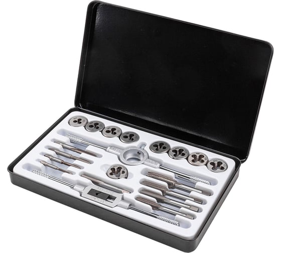 Набор метрических метчиков и плашек Forcekraft 20 предметов FK-M020-1(66744)