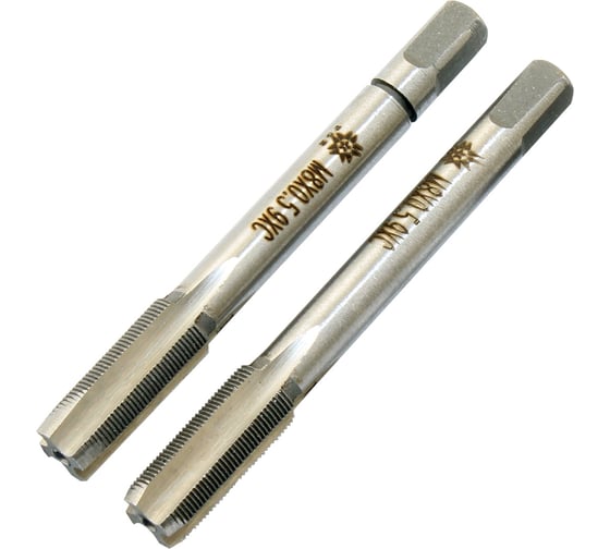 Метчик TLX М 8,0 х 0,5 9ХС ручной, к-т из 2-х шт. 75912