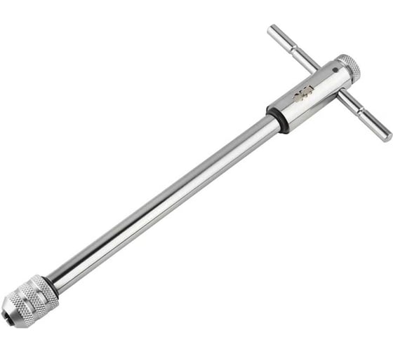 Метчикодержатель Т-образный Автоdело M5-М12, цанговый зажим; трещотка, L=300мм, 45904 17389