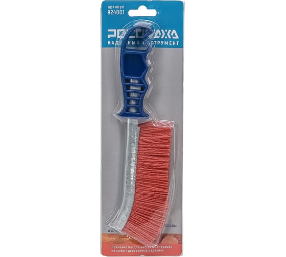 Щетка ручная РОСОМАХА с нейлоновым ворсом и пластиковой ручкой 924001