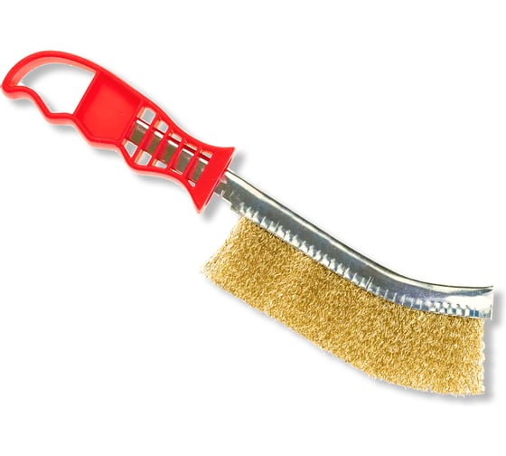 Корщётка ручная doka общая длина 250 мм, длина рабочей части 135 мм, проволока рифленая D=0,3 мм,L=30 мм KHL-P-135