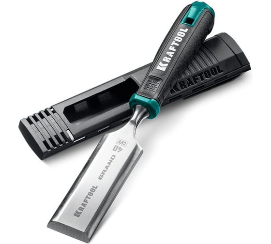 Стамеска-долото с двухкомпонентной рукояткой KRAFTOOL GRAND, 40 мм 1818-40