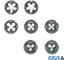 Набор плашек 25x9 для резьбы по металлу M3-M12 HSSE-VAP Silver 7 предметов GSR B09121010 4