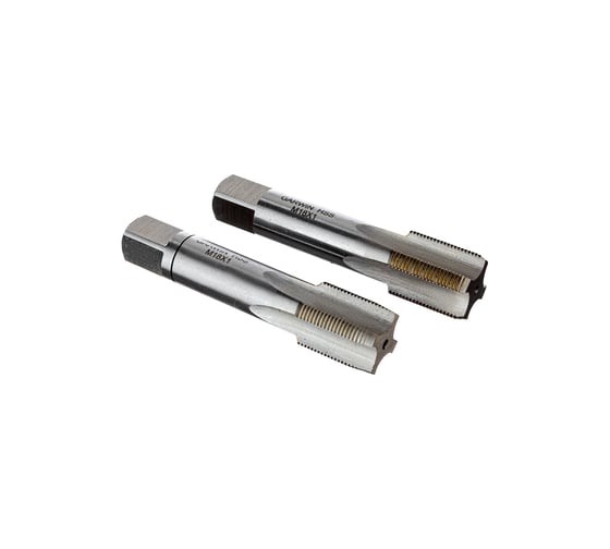 Метчики ручные GARWIN Mf18x1.0, DIN 2181, HSS, 6H, комплект из 2 штук GM-TF180100