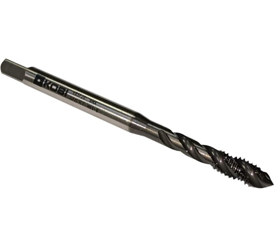 Метчик для глухих отверстий KOBI KBSF20 M6x1 6HX HSS-E 1061A