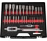 Набор метчиков и плашек MASTER-TOOL BSW 1/4 -1.0 HSS-G 46пр 1014901010007 2