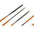 Набор надфилей (напильников) TDM ELECTRIC 5 штук, Ø3 мм, длина 140 мм, пластиковая рукоятка, серия "Рубин" SQ1026-0301 2